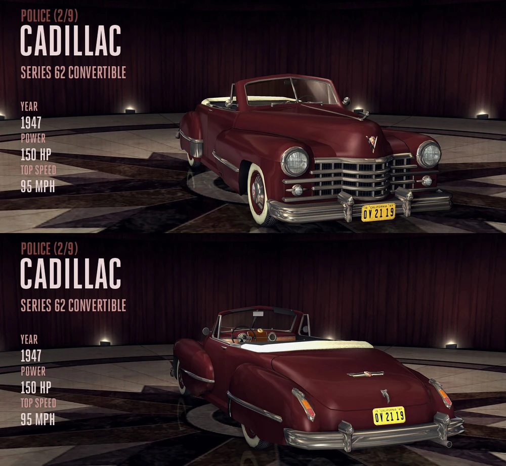 Cadillac Series 62 Convertible | L.A. Noire вики | Fandom