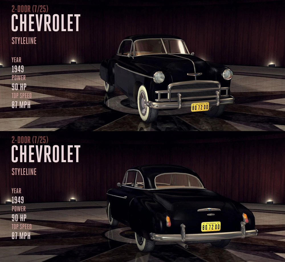 Chevrolet Styleline | L.A. Noire вики | Fandom