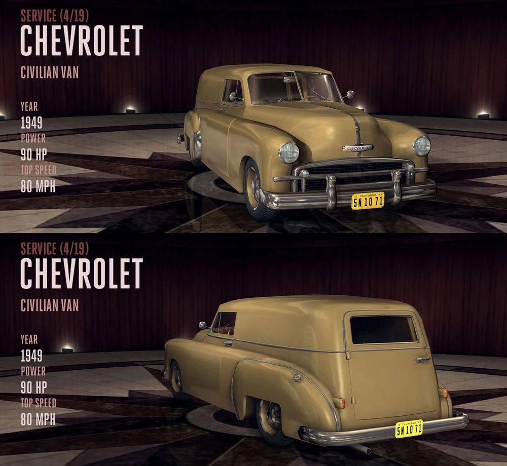 Chevrolet Civilian Van | L.A. Noire вики | Fandom