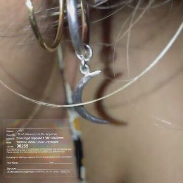 Moon earring lany top