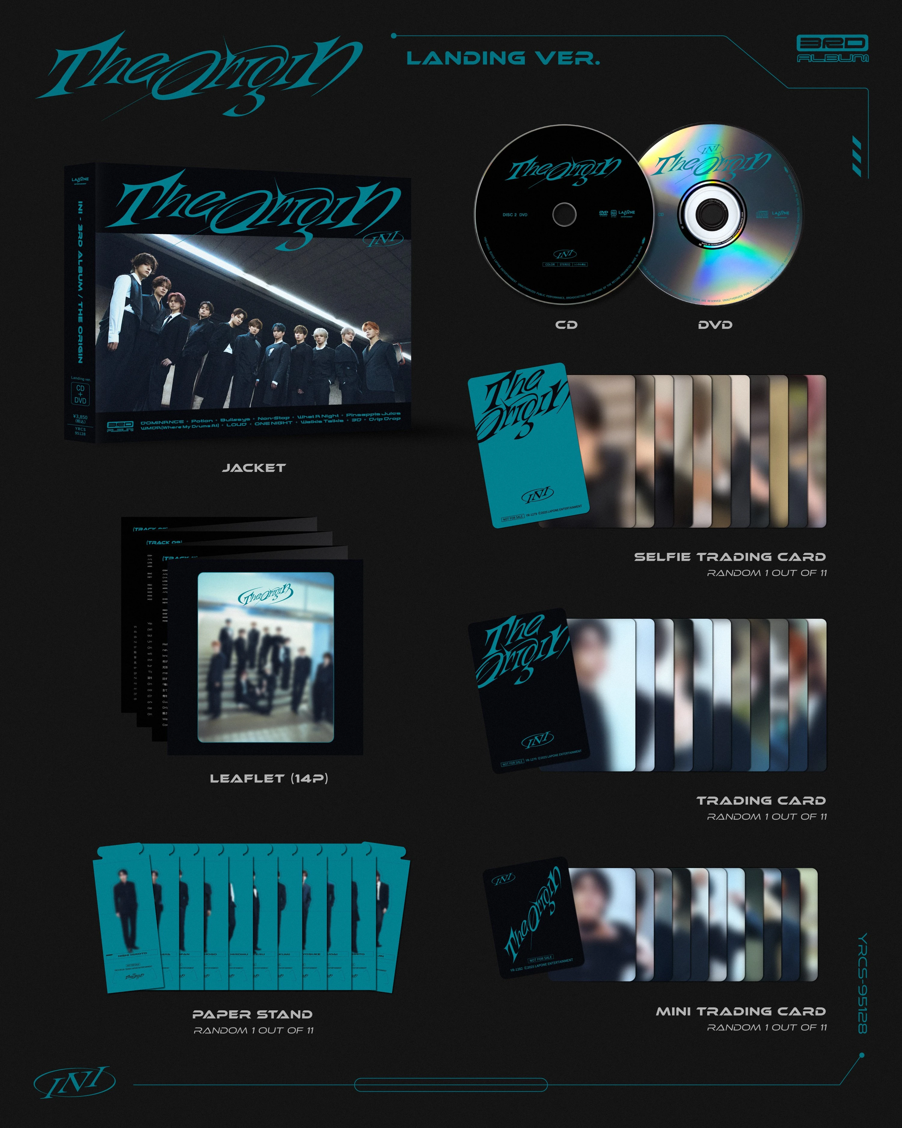 INI The Origin ♡ページ 3RD ALBUM『THE ORIGIN』2025年6月25日（水）発売決定&予約開始！｜INI