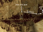 Egypt13.jpg (120 KB) Slide back, grab the edge and traverse to the right until you can pull up on a flat spot.