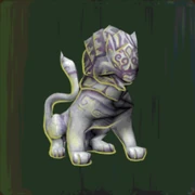 Pearl Winter Lion Charm