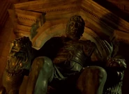 Statue of Alexander the Great in Luna Temple