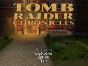 The Croft Manor's exterior in the title screen of Tomb Raider: Chronicles