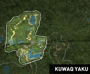 Map of the town and the jungle surrounding it.