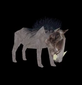 TR4 Boar Render.png (1,016 KB) Boar in Tomb Raider: The Last Revelation render