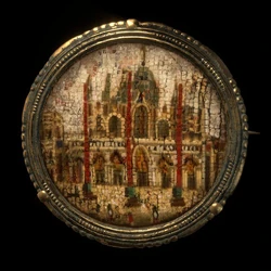 Enamel Brooch Front