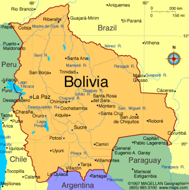 Bolivia Map