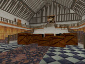 Main hall of the manor in Tomb Raider