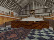 Main hall of the manor in Tomb Raider