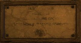 Almina Marie Croft Grave