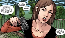 Kaz as she appeared in her first appearance.