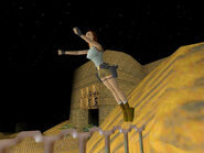 Egypt21.jpg (78 KB) Hold Jump + Left to make Lara hop off the angled top of the yellow rock...
