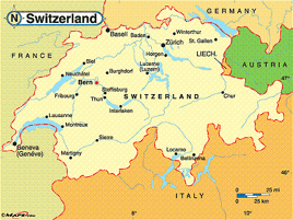 Switzerland Map