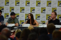 Camilla at the 20 Years of Tomb Raider panel at SDCC
