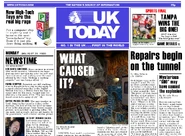 UK Today newspaper (Shakespeare Cliff)