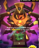 Victory offer in an earlier version of the game