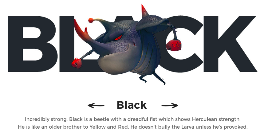 Black | Larva animation Wiki | Fandom