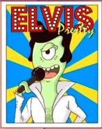 elvis alien poster