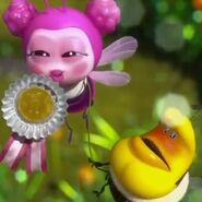 Magenta is happy because she won
