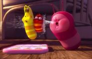 Magenta blasting heir stream at them because Red and Yellow are ignoring her.