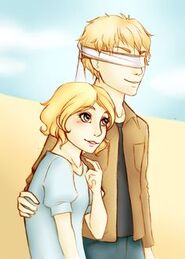 Cress y Thorne en el desierto del Sahara