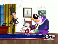 Visitando al Presidente