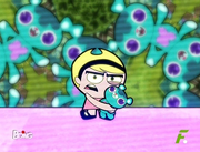 Mandy en el anuncio