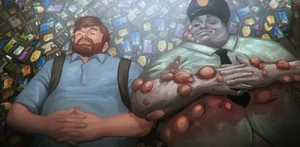 "Когда ты будешь плохо себя вести в полицейском участке".