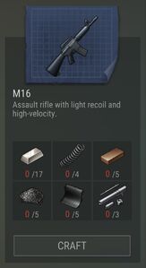 M16 crafting