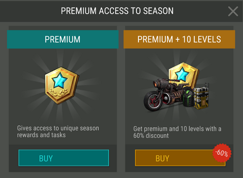 Season 12 Premium access