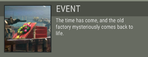 Strange factory event