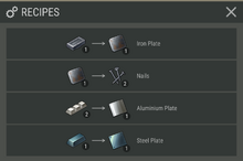 Workbench Recipes