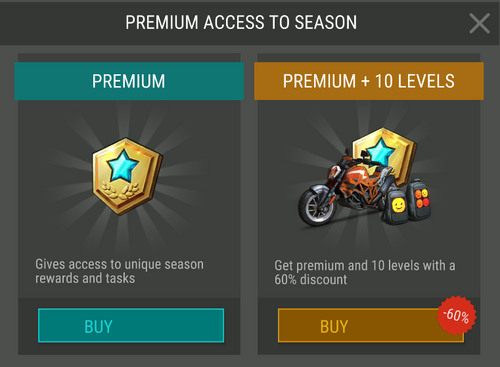 Season 14 Premium access