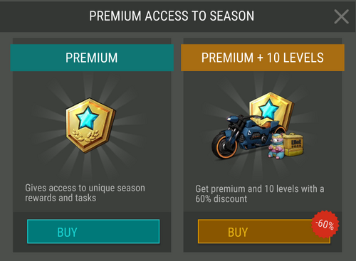 Season 8 Premium access