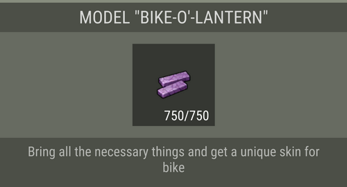 Lenny's Model "Bike-O'-Lantern"