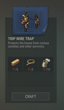 Blueprints 56 Trip Wire Trap