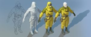 Hazmat Suit concept art