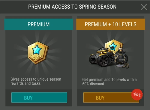 Season 6 Premium access