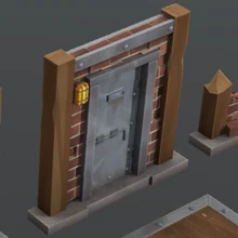 Brick Door