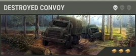 Destroyed convoy