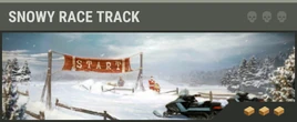 Snowy Race Track