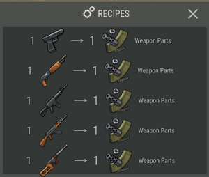 Old recipes before Beta v.1.9