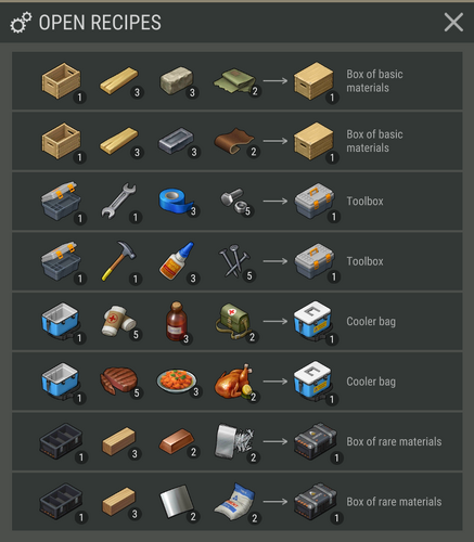 Port Packing table recipes.png