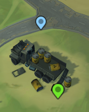 Abandoned convoy map