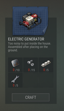 Blueprints 59 Electric Generator