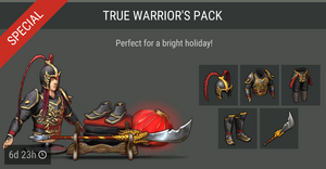 True warrior's pack