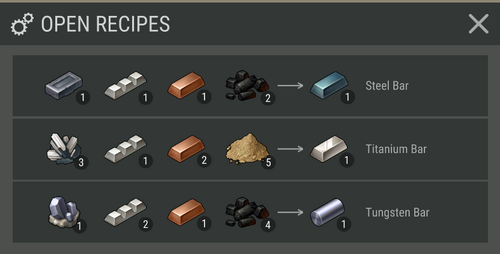 Refined Melting Furnace recipes.png