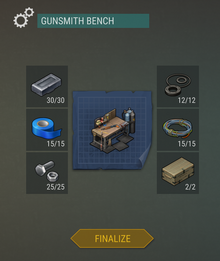 Gunsmith Bench finalize